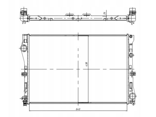 Chłodnica Silnika 50040
