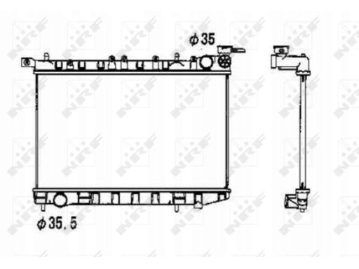Chłodnica Silnika 53341