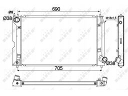 Chłodnica Silnika 53421