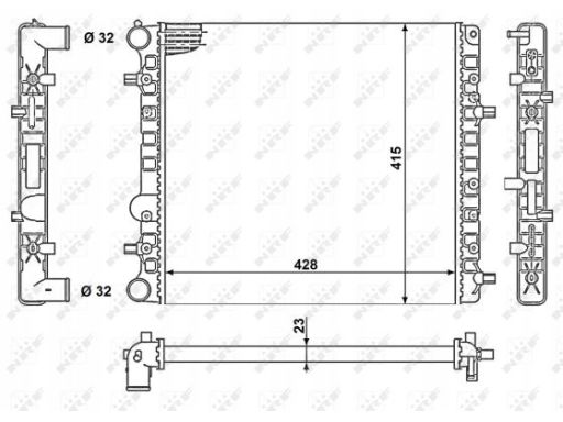 Chłodnica Silnika 50140