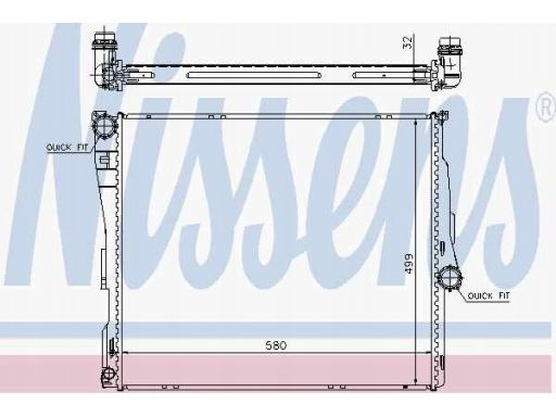 Chłodnica Silnika 60803A