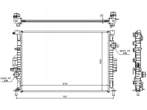 Chłodnica Silnika 66857