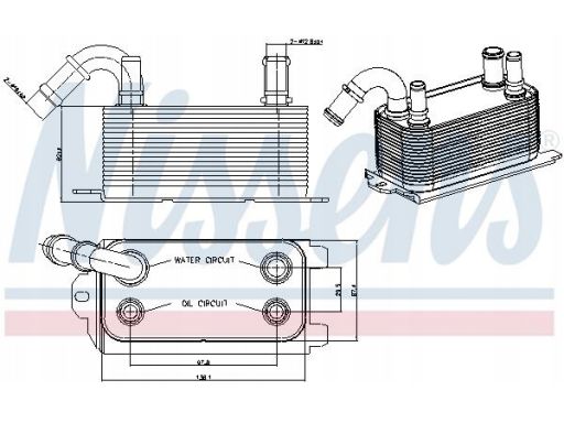 Chłodnica Oleju Autom. Skrzyni Biegów 90661