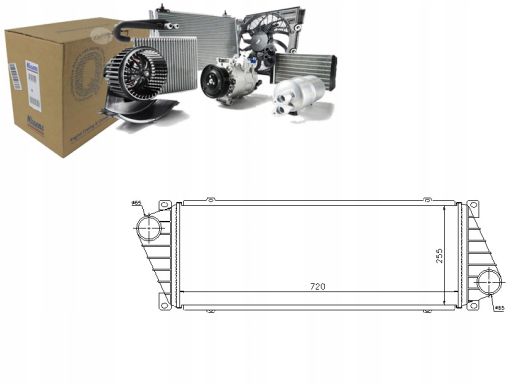 Chłodnica Powietrza Doładowującego 96842