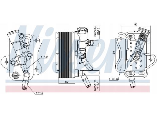 Chłodnica Oleju 91299