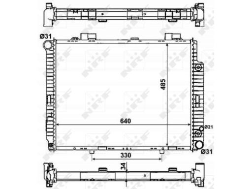 Chłodnica Silnika 58159