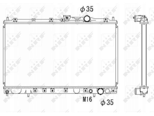 Chłodnica Silnika 58182