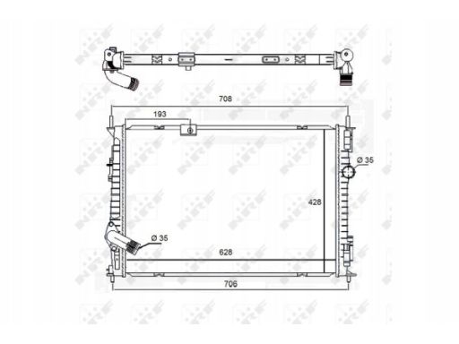 Chłodnica Silnika 58455