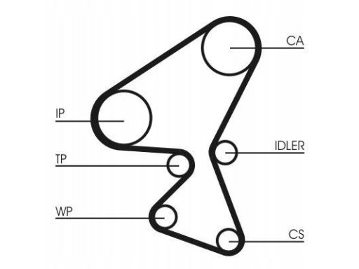 Pasek Rozrządu Ct1230