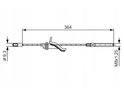 Linka Hamulca Postojowego 1 987 482 371