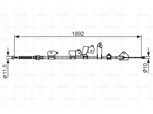 Linka Hamulca Postojowego 1 987 482 439