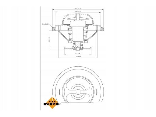 Termostat Środka Chłodzącego 725096