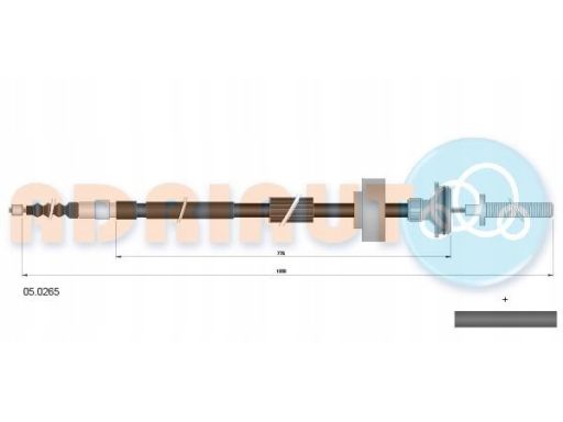 Linka Hamulca Postojowego 05.0265