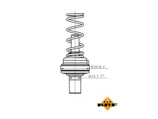 Termostat Środka Chłodzącego 725195