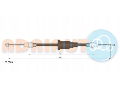 Linka Hamulca Postojowego 09.0263