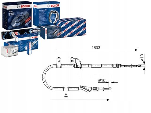 Linka Hamulca Postojowego 1 987 482 080