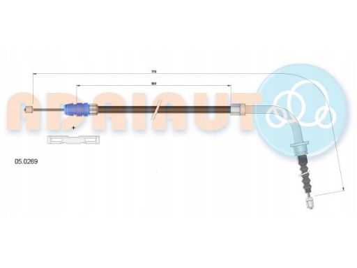 Linka Hamulca Postojowego 05.0269