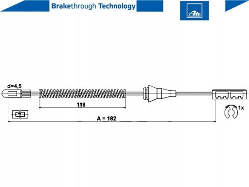 Linka Hamulca Postojowego 24.3727-0746.2