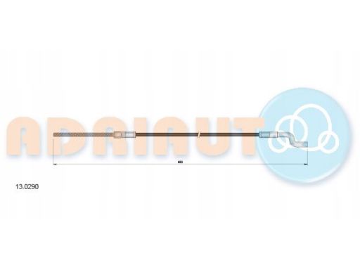 Linka Hamulca Postojowego 13.0290