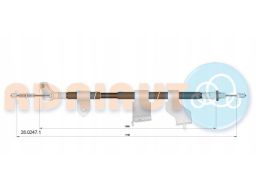 Linka Hamulca Postojowego 28.0247.1