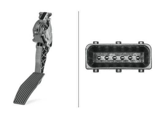 Czujnik, Pozycja Pedału Gazu 6Pv 009 765-741