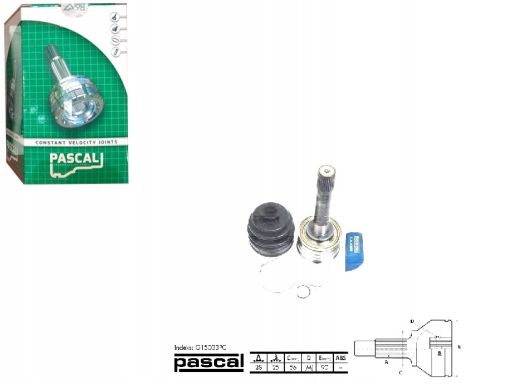 Przegub Napędowy Kpl. G15033Pc