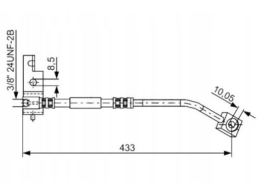 Przewód Hamulcowy Elastyczny 1 987 476 103