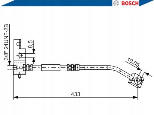 Przewód Hamulcowy Elastyczny 1 987 476 103