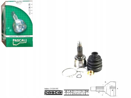 Przegub Napędowy Kpl. G1G011Pc