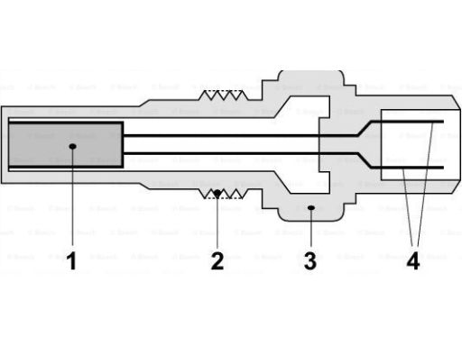 Czujnik Temperatury Płynu Chłodzącego 0 281 002 412