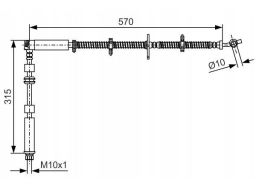 Przewód Hamulcowy Elastyczny 1 987 481 A63