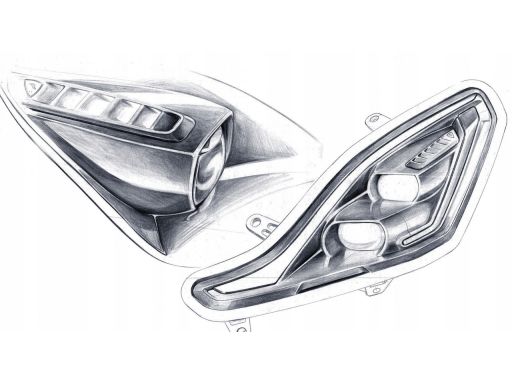 Reflektor Świateł Przednich 1Ed 010 116-531