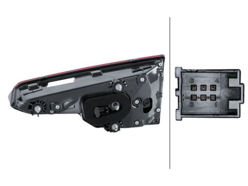 Lampa Zespolonych Świateł Tylnych 2Sv 012 247-071