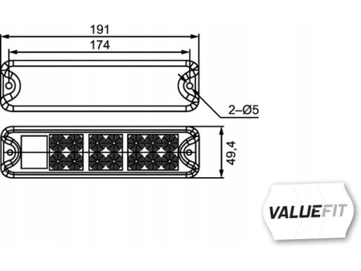 Lampa Zespolonych Świateł Tylnych 2Va 357 021-001