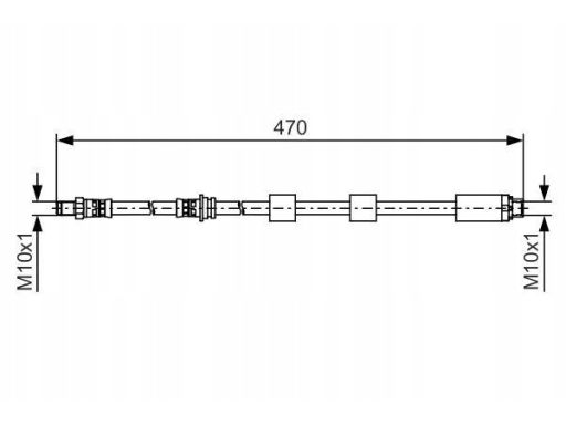 Przewód Hamulcowy Elastyczny 1 987 481 481