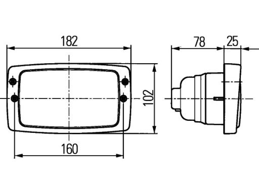 Reflektor Światła Roboczego 1Gb 006 213-111