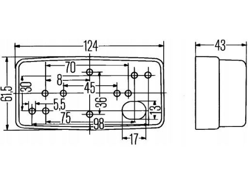Lampa Pozycyjna 2Ps 004 361-001