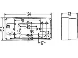 Lampa Pozycyjna 2Ps 004 361-001