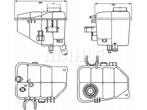 Zbiorniczek Wyrównawczy Płynu Chłodząceg Crt 126 000S