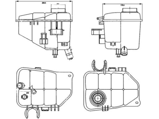 Zbiorniczek Wyrównawczy Płynu Chłodząceg Crt 126 000S