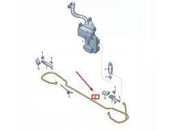 Przewód spryskiwacza reflektorów Audi A3 8Y 8Y0955970B