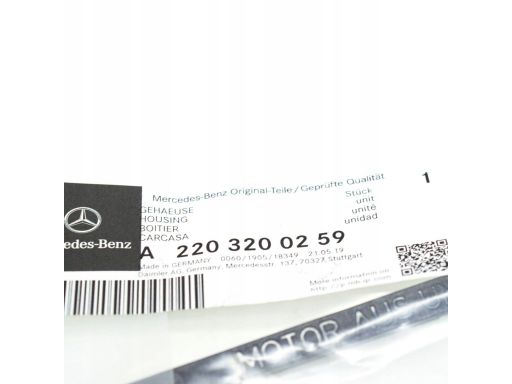 Miarka Poziomu ABC Oleju Hydraulicznego Mercedes W215 W220 W230 A22032