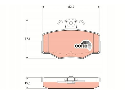 Klocek Hamulcowy Kpl. Gdb3092