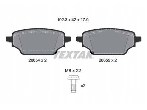 Klocek Hamulcowy Kpl. 2665401