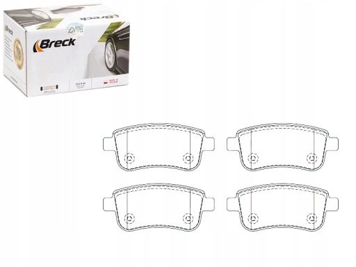 Klocek Hamulcowy Kpl. 24820 00 704 00