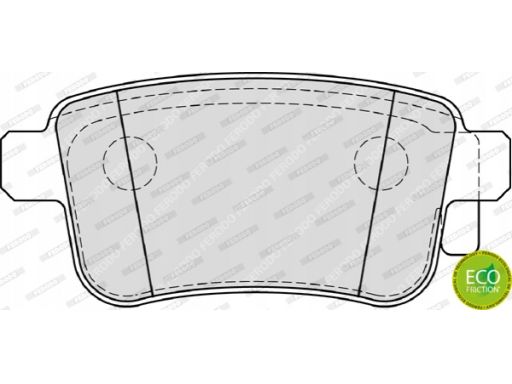 Klocek Hamulcowy Kpl. Fdb4186