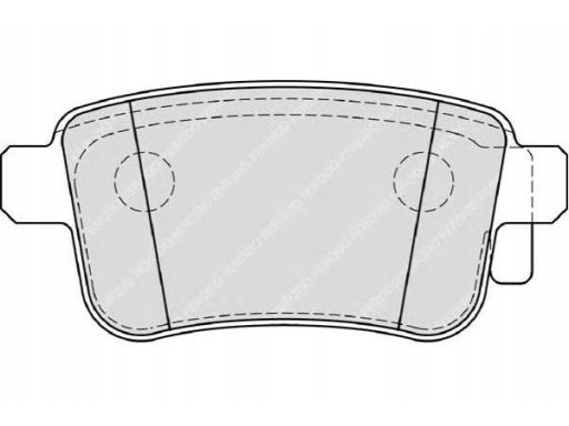 Klocek Hamulcowy Kpl. Fdb4186