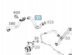 Przewód rura wody Mercedes W205 W213 W238 W253 A2058301403