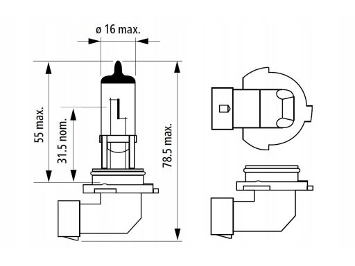 Żarówka Światła Dalekosiężnego 4052899998889