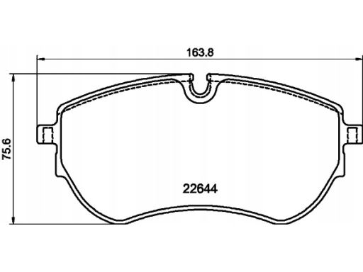 Klocek Hamulcowy Kpl. 2264403